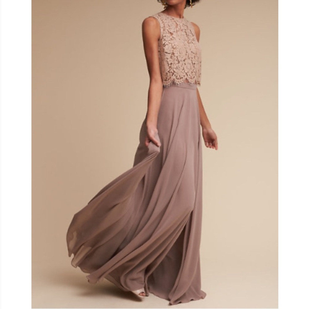 Jenny Yoo BHLDN Hampton skirt and Cleo top